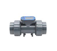 Electronic fuel meter digital display flowmeter DN15-DN80 Digital Display Flow Meter Battery Powered High Precision Water Sensor For Farm Irrigation(DN25)