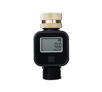 Electronic fuel meter digital display flowmeter Garden Hose Water Flow Meter 4 Measure Modes For Outdoor Watering