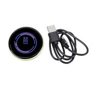 Electronic Funny Pin Badge, 1.7 Inch HD Touchscreen Display Bluetooth 6.0 Supports Photos GIFs Videos Stylish Accessory for Anime Fans Idol Lovers