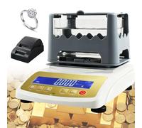 Electronic Gold and Silver Tester with Digital Purity Analyzer and Density Meter for Authenticity Verification