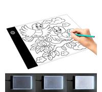 Electronic Graffiti Board, Graphic Board, Portable Sunzimeng 2.2W 5V LED Three Level of Brightness Dimmable A5 Acrylic USB Copy Boards Anime Sketch Drawing Sketchpad