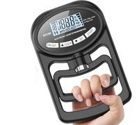 Electronic Hand Dynamometer - Digital Grip Strength Tester & Trainer 265 Lbs / 120 Kgs Max for Sports Home, School Use