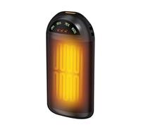 Electronic Hand Warmer - Portable Rechargeable Heater With LED Lights & 3-Level Temperature Settings - Quick Heating Handwarmers For Outdoor Sports, Backpacking, Walking, Camping & Cold Winter Supplie