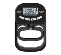 Electronic Handheld Dynamometer Ideal for Accurate Grip Strength Measurement in Gym Settings or Home Use (black)