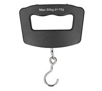 Electronic Hanging Hook Scale with Backlit LCD Display, 50kg Digital Fishing & Luggage Scale, Portable Weighing Gear with ABS Handle, Unit Conversion for Shopping & Household