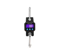 Electronic Hanging Scale Weight 300kg/50g Heavy Duty Hanging Hook Scales Digital Stainless Steel Weight Balance(Black)