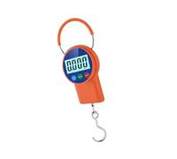 Electronic Hanging Scale with Secure Hook Scale, Ora nge