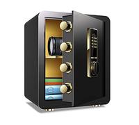 Electronic Hidden Cabinet Waterproof, Anti-theft Fireproof with Programmable Keypad, Spare Keys and Removable Shelf, Digital Security Safe for Home Money Documents, Black