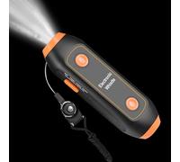 Electronic - High Volume Safety 14 cm, Loud Alarm 150 Decibels, Signal with LED Light | Whistle for Battery Powered