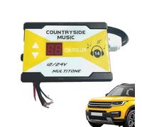 Electronic Horn Controller, Adjustable Multi-Tone Horn Volume Control, Automotive Accessories Gift Set for Men, Women, Father, Mum, Friends, Boyfriend, Practical Car Interior for Daily Use