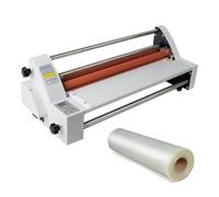 Electronic Hot Cold Roll Laminator Machine with Digital Display, Temperature Control for Single & Dual Sided Laminating in School and Office