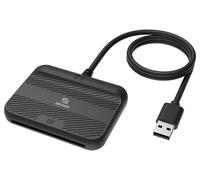 Electronic ID & SmartCard Reader, Black - AK-CR-14BK