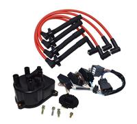 Electronic Ignition Distributor Ignition Distributor Cap Motor Or Wires Or Connector Plug Harness Fit For Honda Civic 1.5L 1.6L 1992-1995 Engine D15 D16 Car Petrol(Kit 004 1992-1995)