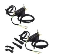 Electronic Ignition System Coil For CB 650 750 900 2pcs Ignition Coils + 4pcs Spark Plug Caps Set 12V 21121-1174 21121-1001