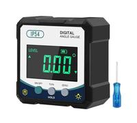 Electronic Inclinometer - Professional Wide-Range Digital Protractor, Magnetic Base Angle Finder, High-Precision Level Gauge | Versatile Measuring Device for Mechanic Mapping Woodworking Construction