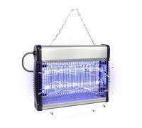 Prem-i-air Electronic Insect Killer Zapper with 2 x 4.5W LED Bug Attracting UV Tubes and High Voltage Dispatch Grid, Hanging Chain for Fly, Mosquito, Bugs. For Areas Up To 50 SQM