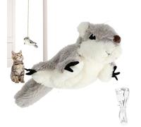 Electronic Interactive Cat Toy - Simulation Steering Wheel Teasing Cat with Cat | Interactive Cat Toy Plush Material for Big Cats, Cat Pic