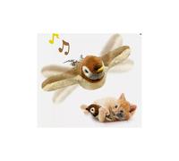Electronic Interactive Flying Bird Cat Toy Hanging Pet Flapping Wings Sparrow
