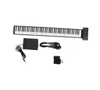 Electronic Keyboard 88 Key Hand Rolled Piano Thickened And Rechargeable Portable Folding Electronic Piano Instrument(Converter 3)