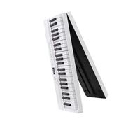 Electronic Keyboard Folding Piano 88 Key Music Instrument Electronic Organ Piano Electric Keyboard(White)