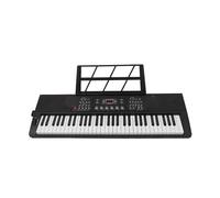 electronic keyboard for beginners Musical Keyboard Professional Controller Electronic Piano Music Synthesizer Digital 61 Keys Organ Instruments (Color : Bk)