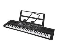 Electronic Keyboard for Beginners, Portable 61 Key Electronic Piano Small Piano Electric Keyboards with USB LCD Display Microphone Score Holder, for Kids Adults