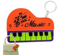Electronic Keyboard Keychain, Piano Keychain Pendant | Electronic Musical Keyboard Keyfob | Playful Musical Instrument Keychain for Piano in Min