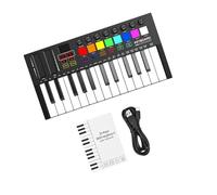 Electronic Keyboard Piano 25 Key Keyboard Controller Professional Electronic Audio Arranging Strike Pad USB Display Keyboard Piano
