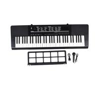 Electronic Keyboard Piano 61 Keys Portable Digital Keyboard Piano with Built In Speakers for Practice Performance and Home Entertainment Sturdy Plastic Material