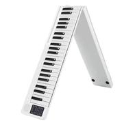 Electronic Keyboard Piano Folding Piano 88 Keys Portable Beginner Entry Electronic Piano Adult(White)