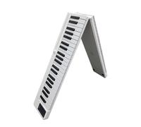 Electronic Keyboard Piano Folding Piano 88 Keys Portable Electronic Piano Lightweight And Easy To Carry(White)