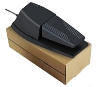Electronic Keyboard Sustain Pedal Compatible with Standard 6 35mm Jack, Featuring Non Slip Rubber Pads on Both Sides and Ergonomic Tilted Design for Comfortable Playing