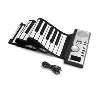Electronic Keyboards 61 Keys Roll Up Piano Keyboard Portable Soft Silicone Electronic Piano With Built-in Speaker LCD Display