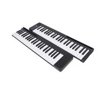 Electronic Keyboards For Adults 88-key Folding Electronic Piano Adult Beginner Portable Electronic Piano Spliced piano Hand-rolled Electronic Piano(Black)