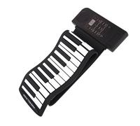 Electronic Keyboards For Adults Portable 61 Keys Roll Up Flexible Silicone Piano Electronic MIDI Keyboard Organ Built-in 45 Demo Songs(EU)
