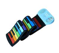 Electronic Keyboards Hand-rolled Piano 49-key Color Portable Hand-rolled Electronic Piano Instrument Suitable For Students (Color : A)