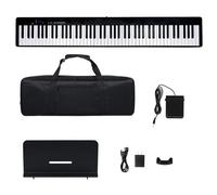 Electronic Keyboards Portable 88 Standard Keys Electronic Piano Keyboard Musical Instrument With Bag And Accessories (Color : 01)
