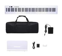 Electronic Keyboards Portable 88 Standard Keys Electronic Piano Keyboard Musical Instrument With Bag And Accessories (Color : 02)