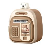 Electronic Kids Safe - Password Piggy Bank, Bill Slot Money Box | Auto Grab Cash Vault, Lockable Saving Bank for Boys Girls, Sound Toy Safe for Birthday Gift, Home Learning, Fun Financial Habit