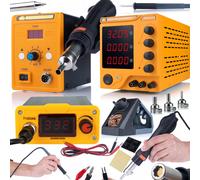 Electronic Kit Set - 32V10A Power Supply | T12 Welder | HotAir 700W