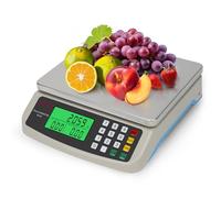 Electronic Kitchen Scale Stainless Steel Large Platform Food Scale with LCD Display for Cooking Digital Baking Scale 10kg/22lb