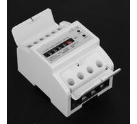 Electronic KWh Meter, 220V 2 Wire 4P Din Rail Electric submeter, Multifunctional Household Digital Single Phase Energy Meter Tester, Single Phase KWH Meter Din Rail Energy Meter (20(80) A)
