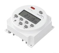 Electronic LCD Timer Switch Relay for Street Light Power, 12V DC Programmable Timer with Built In and Memory