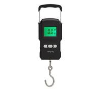 Electronic Luggage Scales,Suitcase Weighing Scales,75kg/165LB Backlit LCD Screen Portable Electronic Balance Digital Fish Hook Hanging Scale With Measuring Tape Ruler