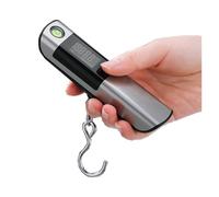 Electronic Luggage Scales,Suitcase Weighing Scales, LCD Digital Luggage Scale 50kg Portable Electronic Scale Weight Balance Suitcase Travel Bag Hanging Scale With Tape