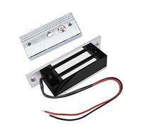 Electronic Magnetic Lock,Electric Door Lock DC12V Single Door electromagnetic Lock Fail Safe Maglock for Door Entry System (60kg-Side Mount)