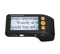 Electronic Magnifier for Seniors, Low Vision Reading Aid with 3.5" Screen | 2X-25X Zoom Handheld Digital Magnifying Glass, 8 Color Modes & TV Output for Books, Maps, Writing