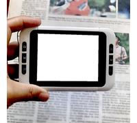 Electronic Magnifier Visually Impaired Reading Newspaper Digital Magnifying Glass - 19 Color Modes for Seniors with Low Vision - Assistive Reading Aid