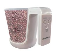 Electronic Measuring Jug: 5kg, 8.27 X 5.51 X 5.75 Inches, Kitchen Scale 2 in 1, Digital Weighing Cup | Accurate Measurements Baking Cooking Ingredients Solid Liquid Ingredients Tare Pant Function
