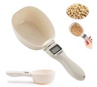 Electronic Measuring Spoon with Conversion, Adjustable Digital Food Measuring Scoop Scale, Electric Spoons for Cooking 800g / 0.1g High Precision with LCD Screen, Kitchen Baking Gadgets